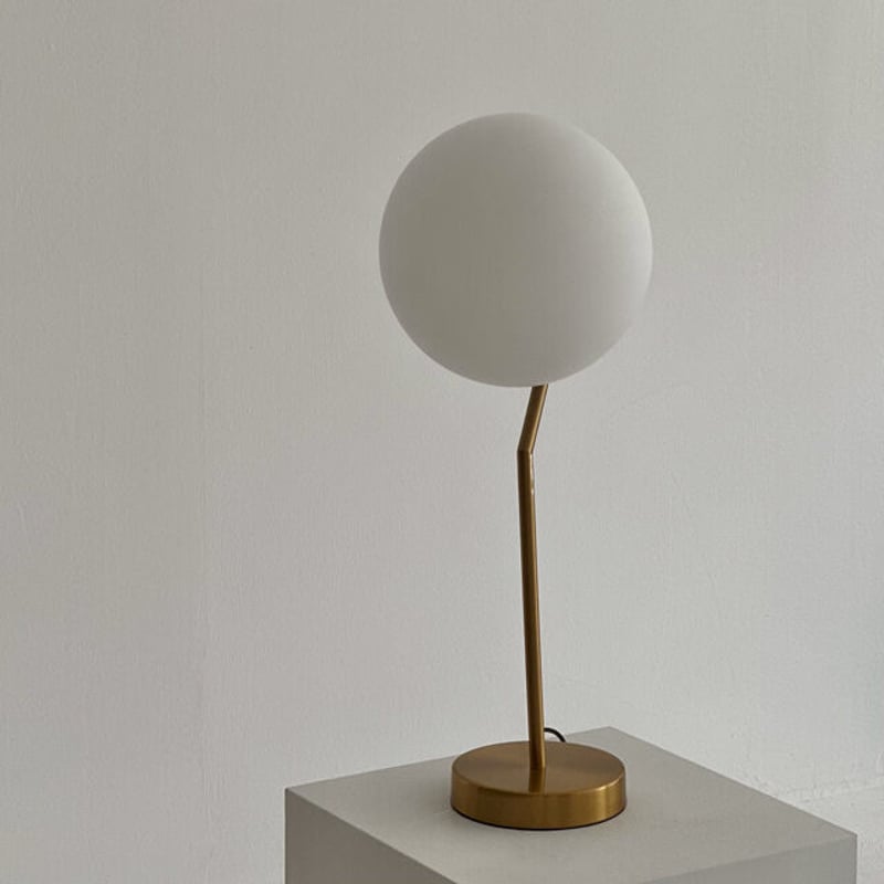 light-03218 USB bend ガラス ラウンドボール テーブルランプ LED 20