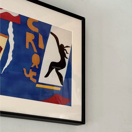 poster-03167　Henri Matisse The Circus ＆ The Nightmare of the White Elephant アートパネル フレーム付き 40×30cm