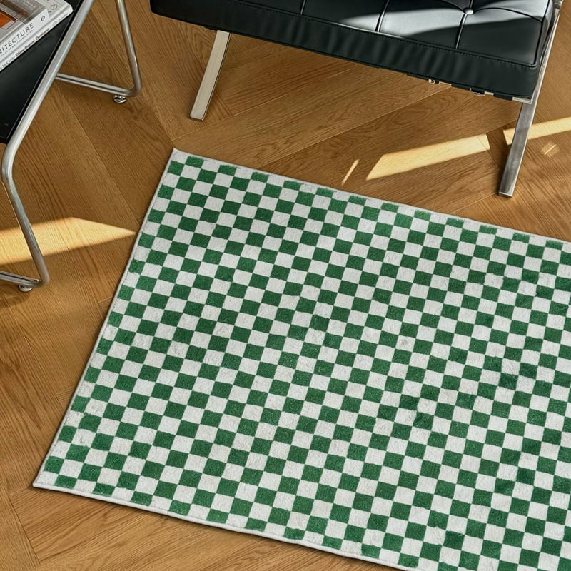 rug-03079 カラー チェッカーラグ 80×120cm | ART OF BLACK rug-03079 カラー チェッカーラグ 80×120cm | ART OF BLACK