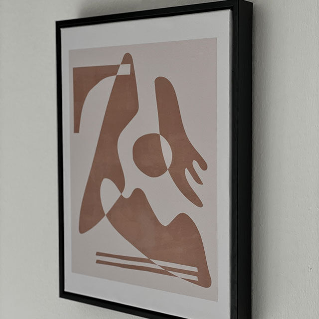 poster-03067 uneven アートポスター フレーム付き 40×30cm | AR