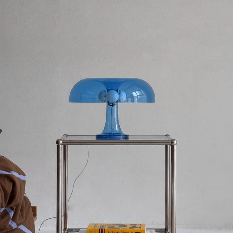 light-03353 USB ブルー マッシュルーム テーブルランプ LED | ART O
