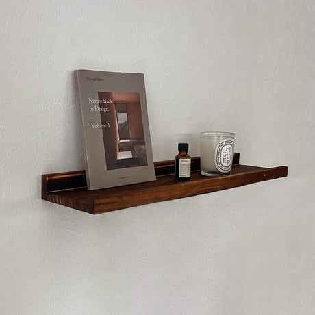 shelf-03019　ウッド ウォールシェルフ 60cm