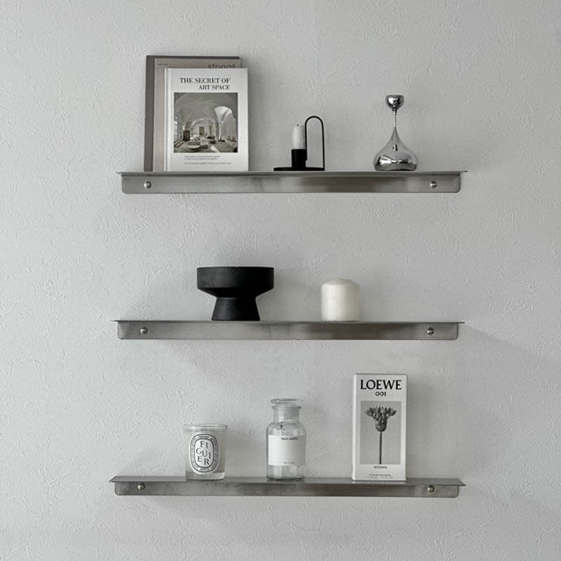 shelf-03026 ステンレス ウォールシェルフ 60cm | ART OF BLACK shelf-03026 ステンレス ウォールシェルフ 60cm | ART OF BLACK