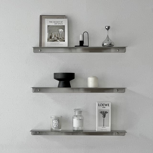 shelf-03026 ステンレス ウォールシェルフ 60cm | ART OF BLACK shelf-03026 ステンレス ウォールシェルフ 60cm | ART OF BLACK