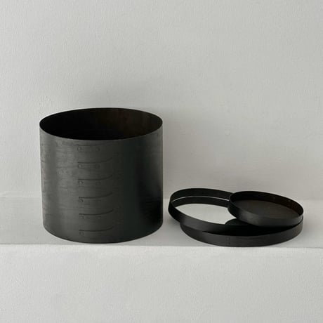予約販売7月中旬～7月下旬頃発送予定 　box-03051　大中小3個セット 天然木 ラウンド SHAKER BOX シェーカーボックス ブラック