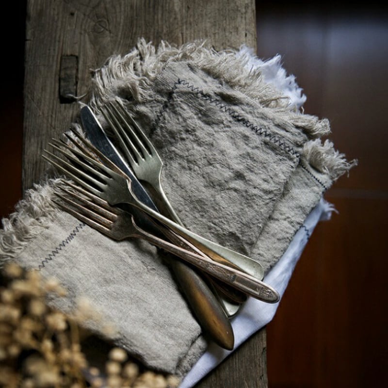 イタリア製　リネンマルチクロス大判 イタリア製 リネンマルチクロス大判 ソフトスリッパ リネン 麻 23