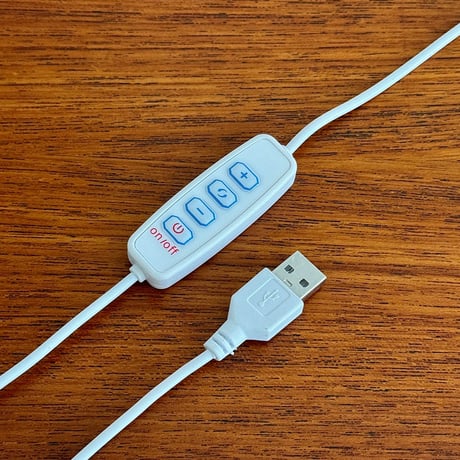 light-03278　USB cream ガラスシェード テーブルランプ