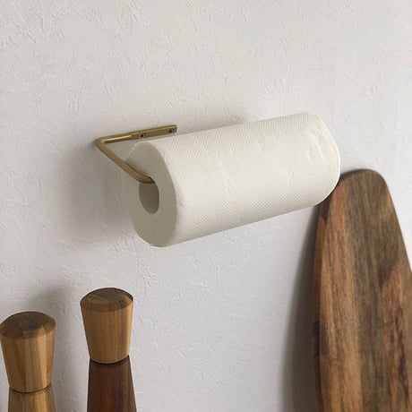 sanitary-03015　真鍮ブラス トイレットペーパーホルダー  2連 キッチンペーパーホルダー