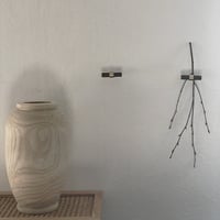 予約販売8月上旬～8月中旬頃発送予定　wall-03029　ウォールナット×真鍮ブラス フック