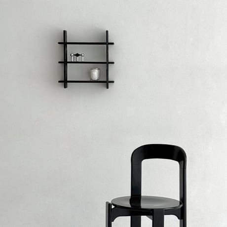 shelf-03048　天然木 ディスプレイ ウォールシェルフ 40×14cm 1個売り