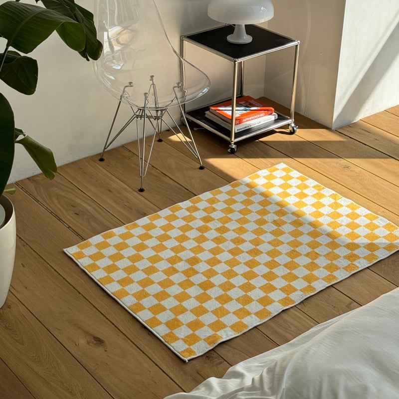 rug-03079 カラー チェッカーラグ 80×120cm | ART OF BLACK rug-03079 カラー チェッカーラグ 80×120cm | ART OF BLACK