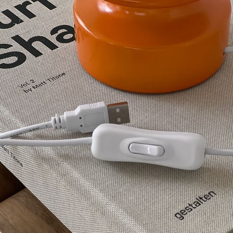 light-03263　USB ラウンドガラスシェード テーブルランプ LED