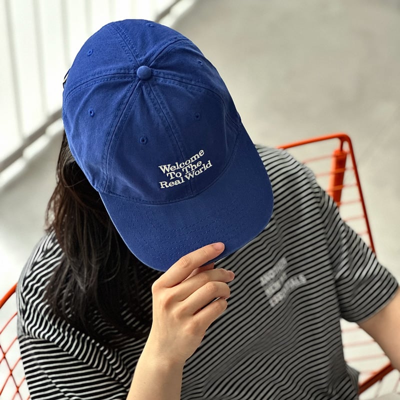 cap-03003 Welcome To The Real World 刺繍キャップ | AR