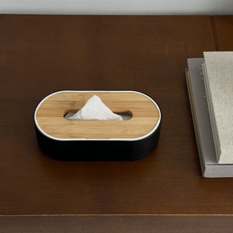 バンブー編み込みティッシュボックス バンブー マルチティッシュボックス ティッシュケース - メルカリ