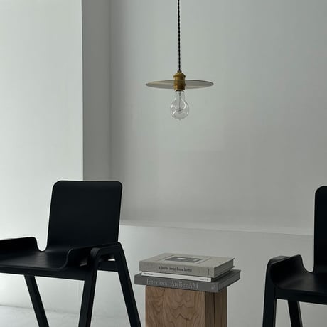 light-03209　真鍮 フラットシェード ペンダントライト 25cm 口金E26