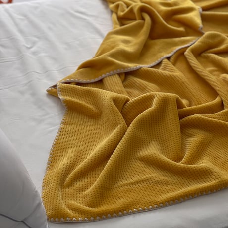 blanket-03048　カラーワッフル リバーシブル ブランケット 200×150