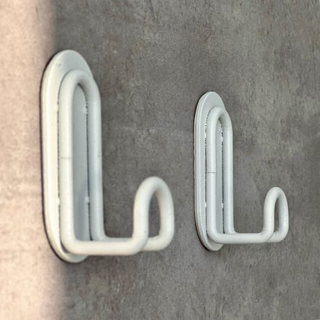 wallhook-03008　2個セット アイアン Jフック ウォールフック
