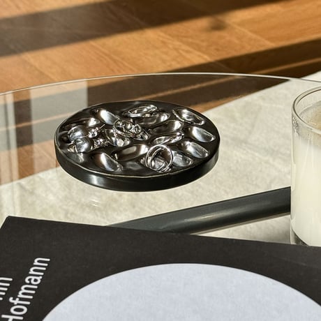 plate-03114　セラミック リングホルダーB アクセサリートレイ