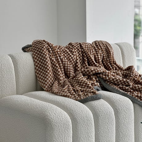 blanket-03051　ギンガムチェック ブランケット 毛布 200×180
