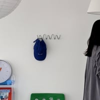 wall-03101　loop シルバー 3連フック アイアン