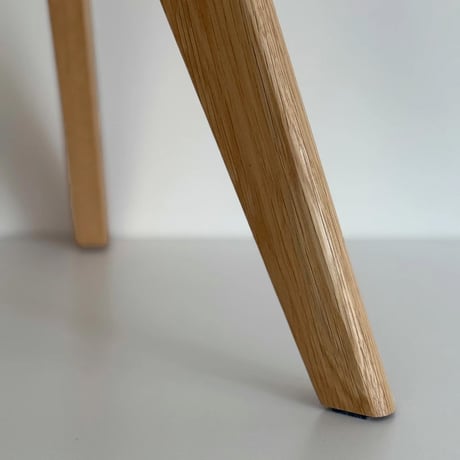 table-03185　ホワイトオーク突板天板 ラウンド サイドテーブル