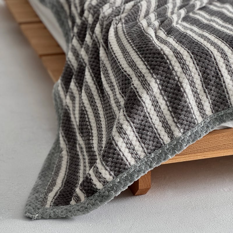 blanket-03050 ストライプ ブランケット 毛布 200×180 | ART OF blanket-03050 ストライプ ブランケット 毛布 200×180 | ART OF