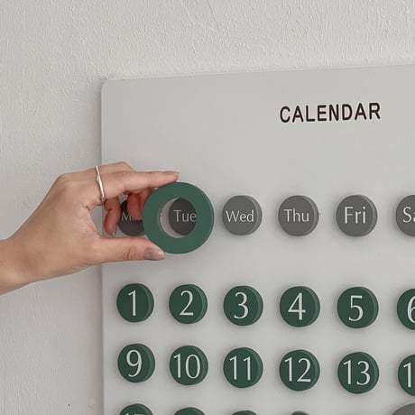 calendar-03023　ウッドパネル ウォール万年カレンダー