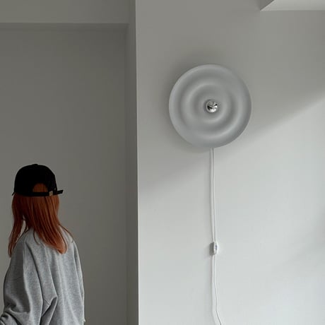 light-03374　Ripple ホワイト ウォールランプ 40cm