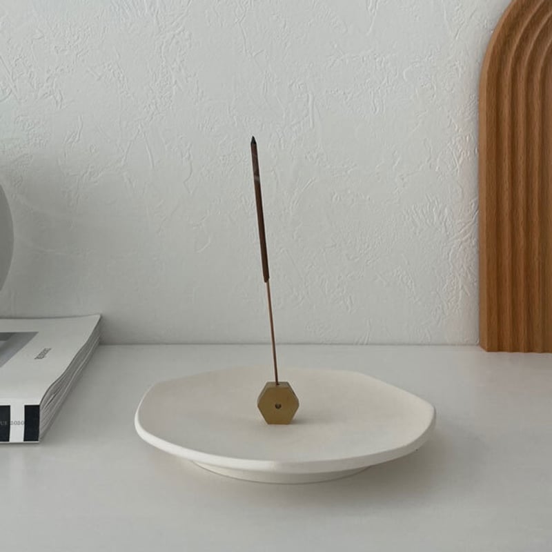 インセントホルダー/お香ホルダー/お香立て センダイフォルム インセンスホルダー お香立て ナチュラル【イン