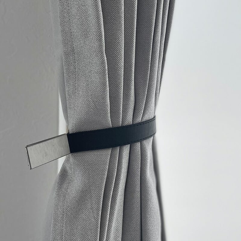 curtain-03013 エコレザー カーテンホルダー マグネット式 1点売り