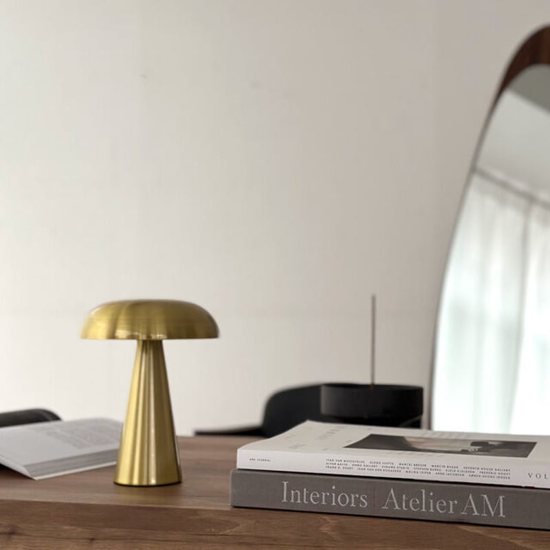 light-03134 USB mushroom テーブルランプ フルタッチ式 コードレス |