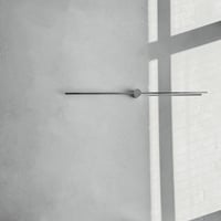 wall-03054　シルバー スライド ライン タオルハンガー 60cm / 80cm