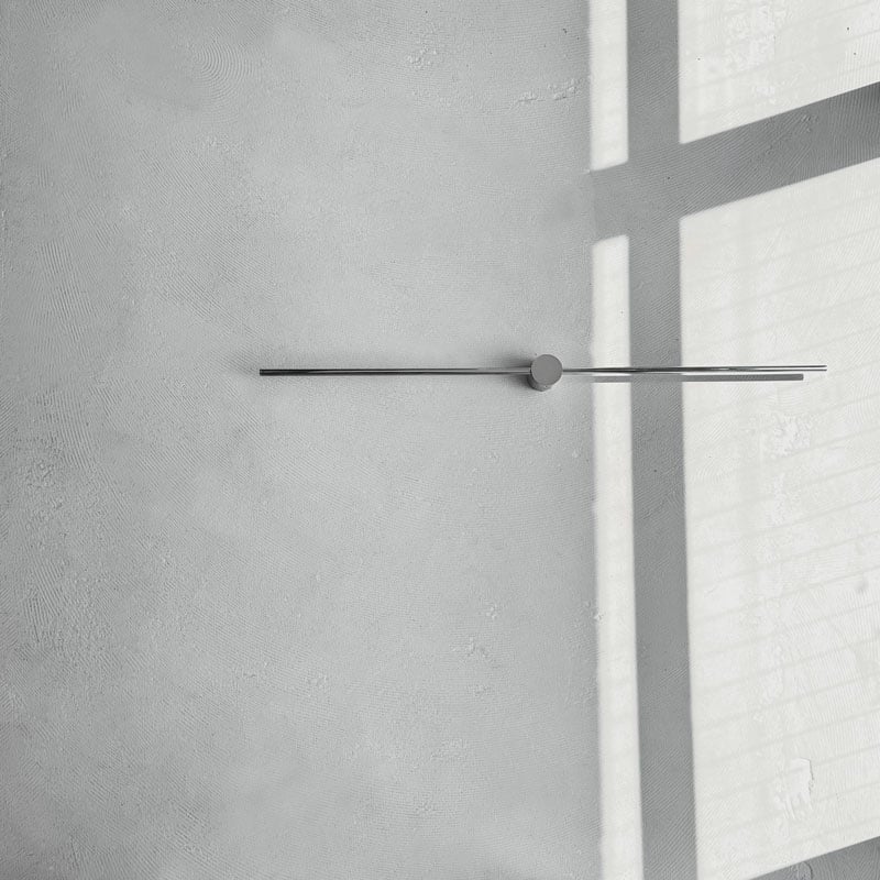 wall-03054 シルバー スライド ライン タオルハンガー 60cm / 80cm |