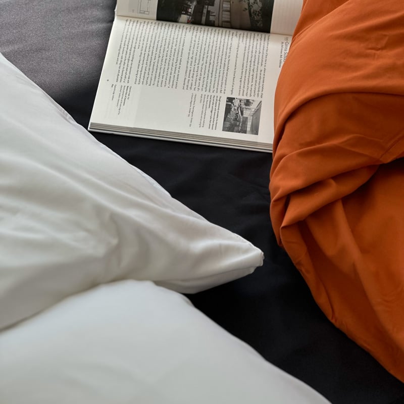 beddingsets-03068 orange×black×white 無地布団カバーセット beddingsets-03068 orange×black×white 無地布団カバーセット