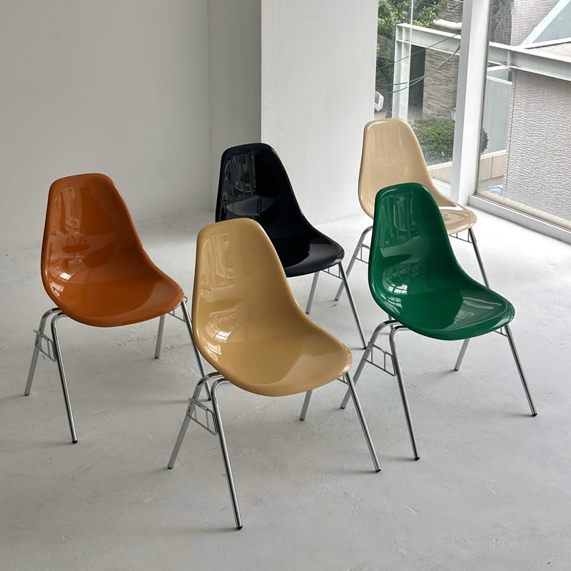 chair-03084 カラー サイドシェルチェア スタッキング リプロダクト
