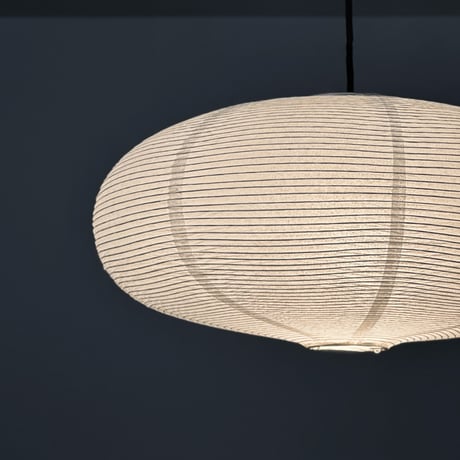 予約販売6月中旬～6月下旬頃発送予定　light-03301　Oval Rice Paper Shade 和紙 ペンダントライト
