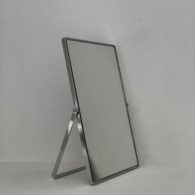 mirror-03108 ステンレスフレーム スクエア 卓上ミラー | ART OF BLACK