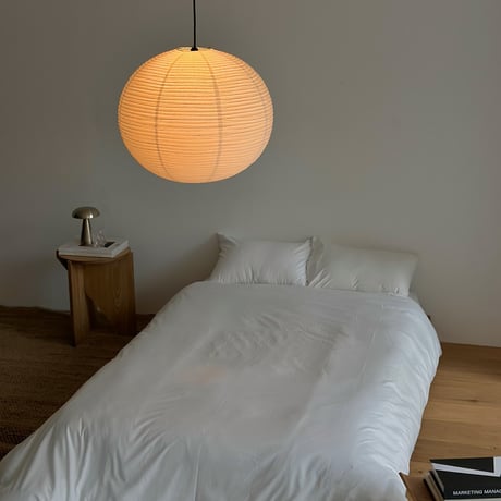 light-03288　生成り色 Rice Paper Shade Large 60cm 和紙 ペンダントライト