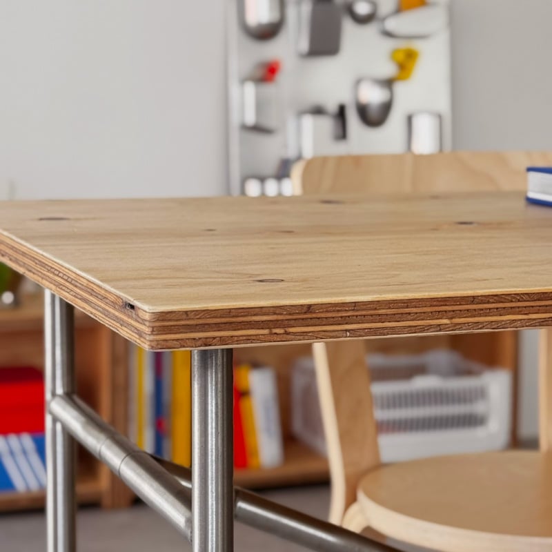 table-03207 ラーチ合板 デスク用天板 120cm×60cm | ART OF BLACK