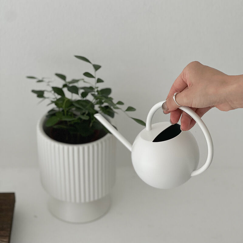 gardening-03027 ステンレス サークル型 ジョウロ 水差し 450ml | AR