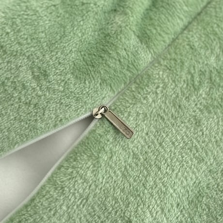 beddingsets-03075　green×blue×offwhite あたたか ファイバー厚手 起毛 布団カバーセット
