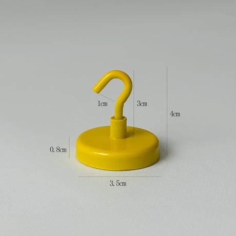 magnet-03004　COLOR HOOK MAGNET ネオジム磁石 マグネットフック 4色セット