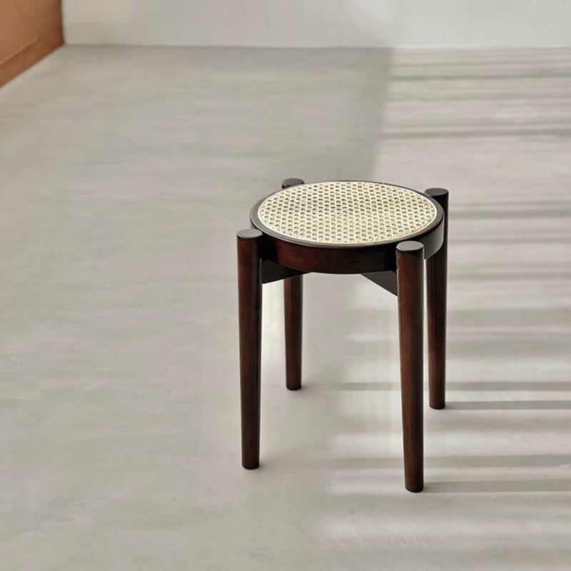 stool-03013 ラタン ラウンドスツール 椅子 | ART OF BLACK