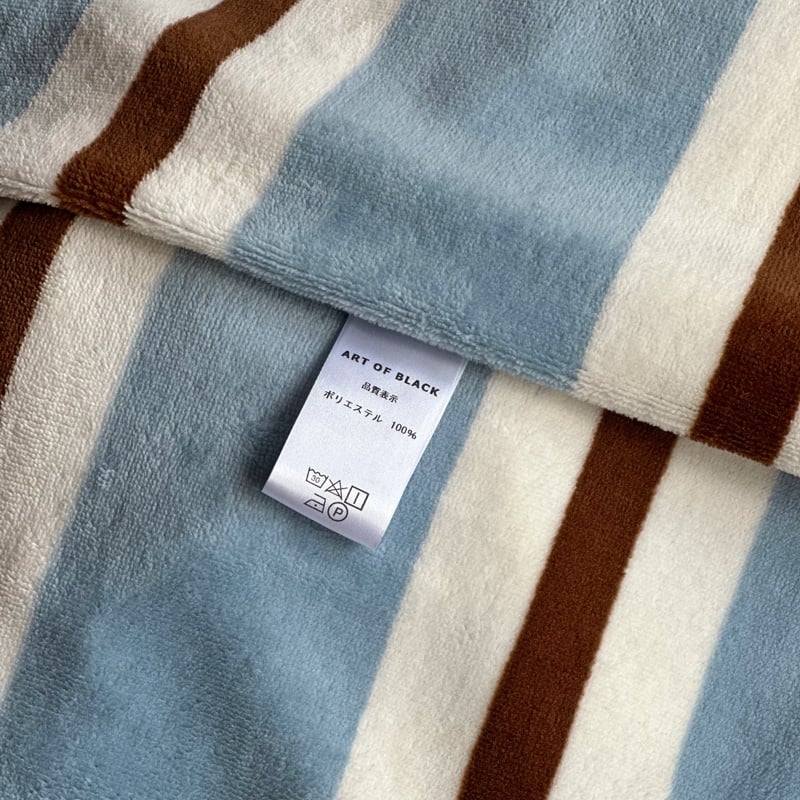 beddingsets-03073 ブルー シックシンストライプ あたたか ファイバー