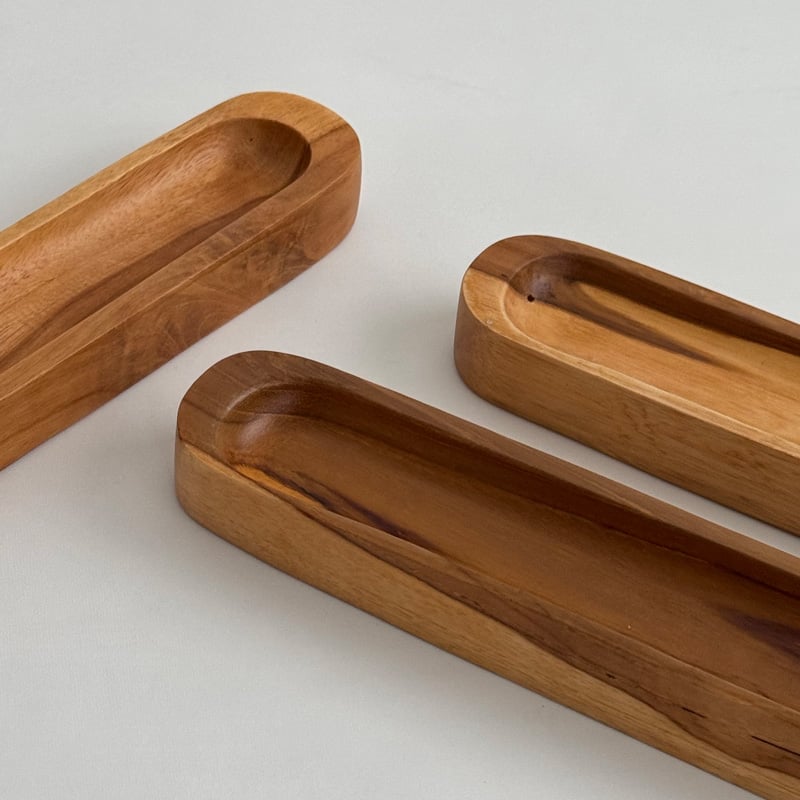 incenseholder-03062 rectangle チーク インセンスホルダー お香