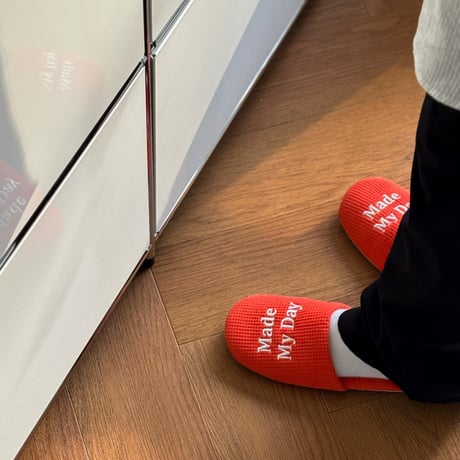 slipper-03012　Made My Day ワッフル ルームシューズ スリッパ