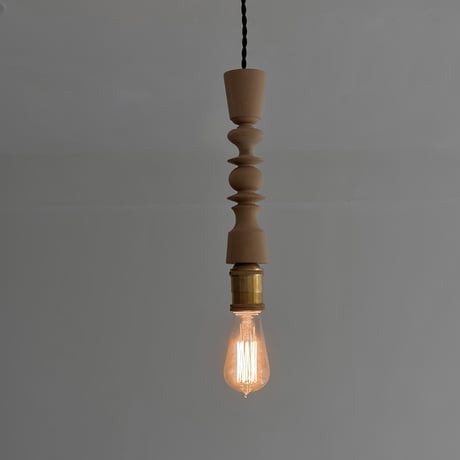 light-03273　A Type ウッドターニングランプ 真鍮ソケット ペンダントライト 口金E26