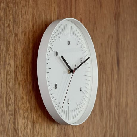 clock-03115　レッドニードル ラウンドウォールクロック 掛け時計 静音