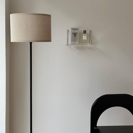 shelf-03029　hang silver クリア ウォールシェルフ 30cm