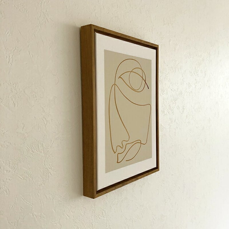 poster-03018 Face line アートポスター フレーム付き 40×30cm |